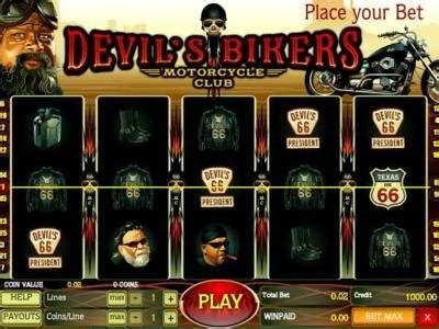 Игровой автомат Devils Bikers (Байкеры Дьявола) онлайн бесплатно
